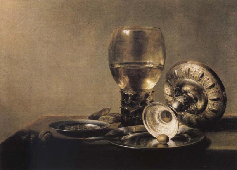 Pieter Claesz Museums national style life with Romer and silver shell china oil painting image